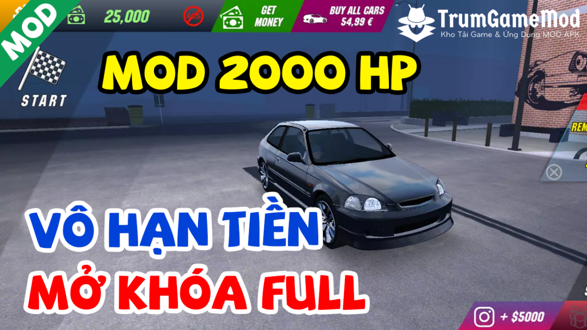 Car Parking Multiplayer MOD APK (2000 HP, Tiền, Mở khóa Full) v4