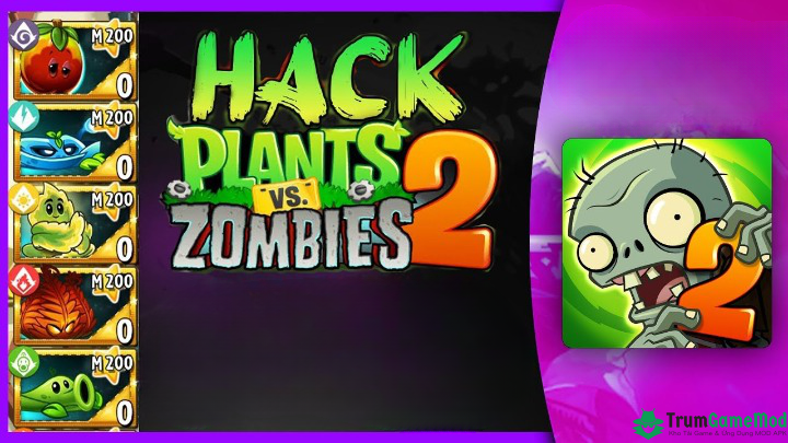 Plants VS Zombies 2 10.5.2 Unlock All Plants Max Level Full Map 1/0 Sun no  reload - PVZ 2 Mod Apk 