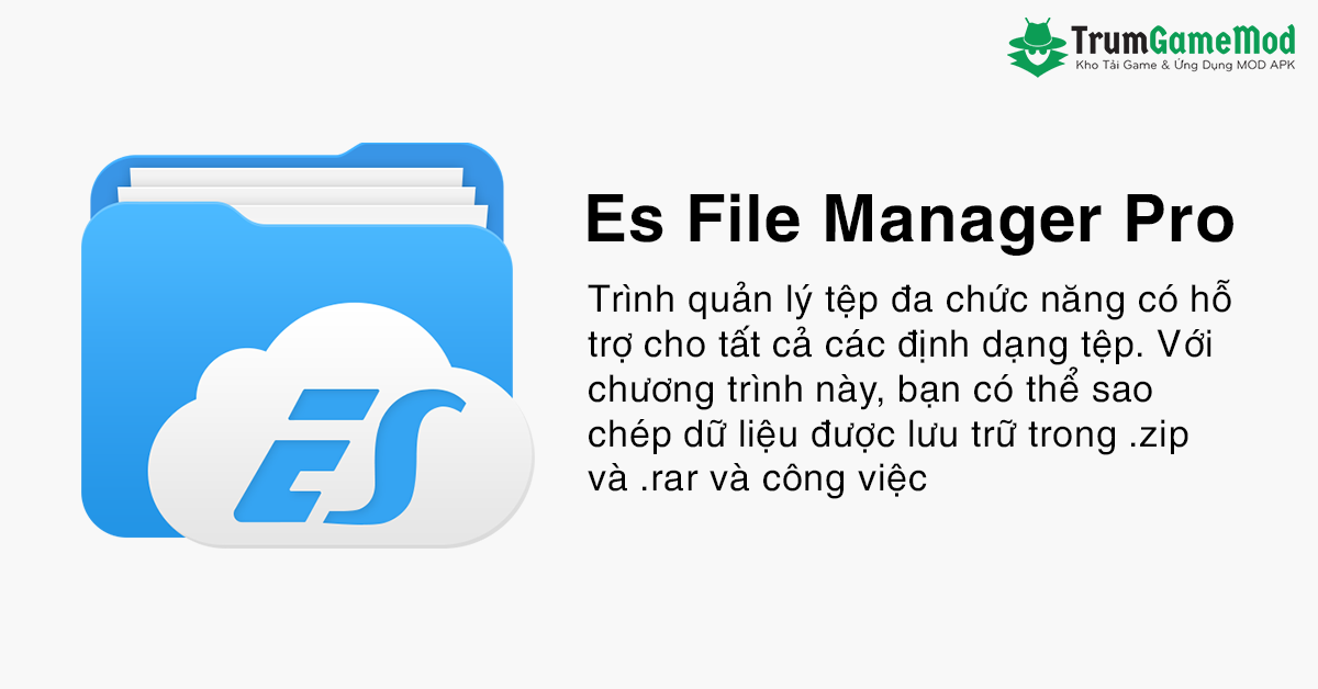 trumgamemod com es file explorer manager pro apk Es File Manager Pro
