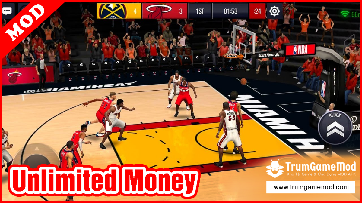 Tải Hack Game NBA LIVE Mobile Basketball MOD APK (Unlimited Money)