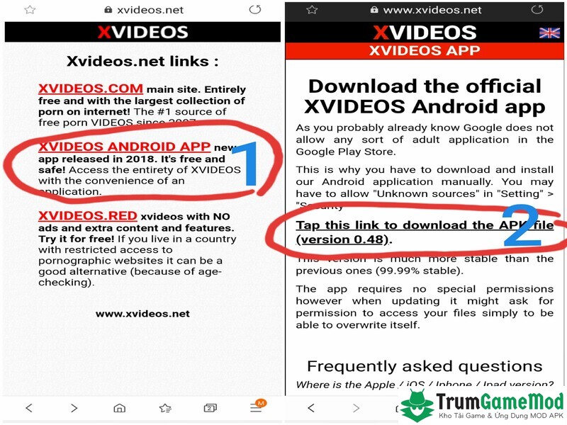 Hướng dẫn tải app Xvideos APK cho Android và iOS trong tích tắc