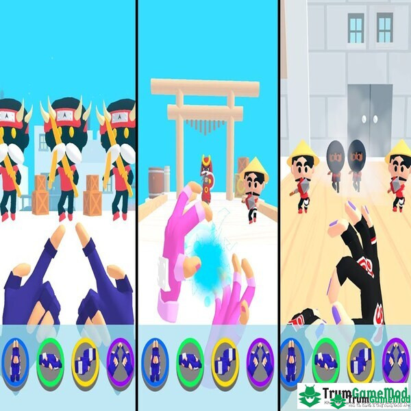 Người chơi sẽ đóng vai trò của một Ninja để trực tiếp tham gia thử thách