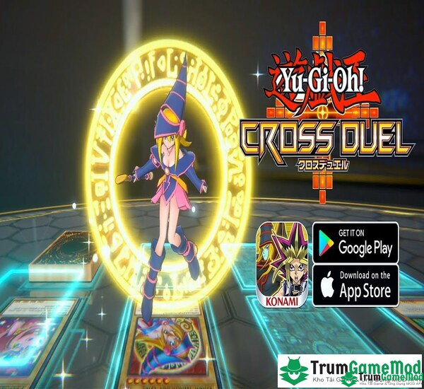 Yu-Gi-Oh! Cross Duel đã tái hiện vô cùng chân thực trò đấu bài ma thuật