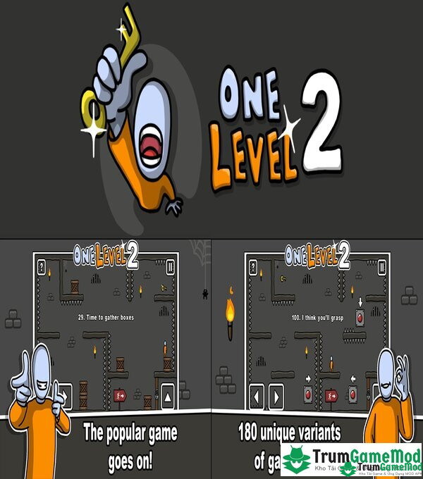 Tải game One Level 2: Stickman Jailbreak MOD cho Android , iOS an toàn, nhanh chóng