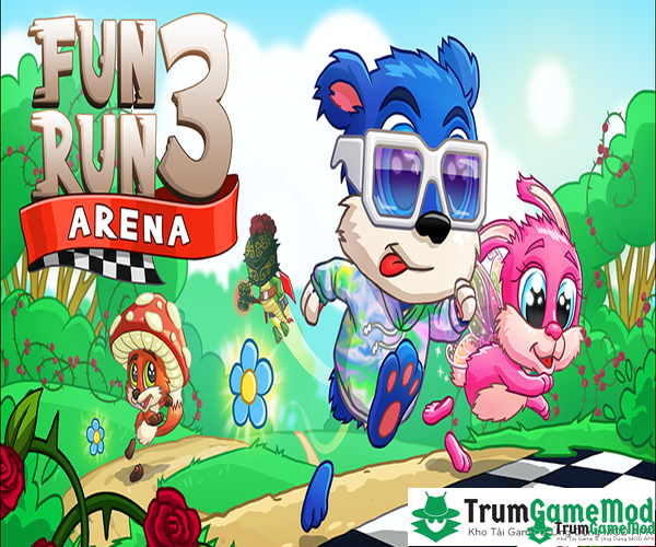 Fun Run 3 được biết đến là tựa game chạy đua của các loài thú cưng