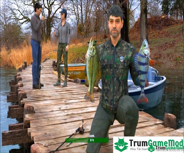 Professional Fishing MOD đưa người chơi vào vai một ngư dân thực thụ