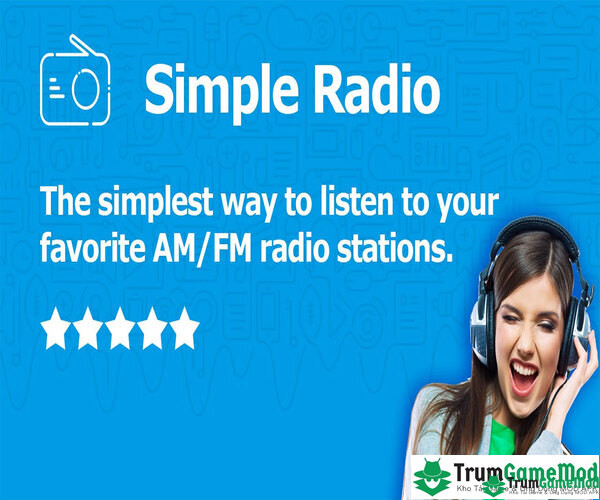 Simple Radio là ứng dụng nghe đài radio trực tuyến hoàn toàn miễn phí