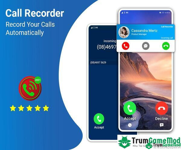 Cách tính năng mới nhất của ứng dụng Call Recorder - ACR MOD 