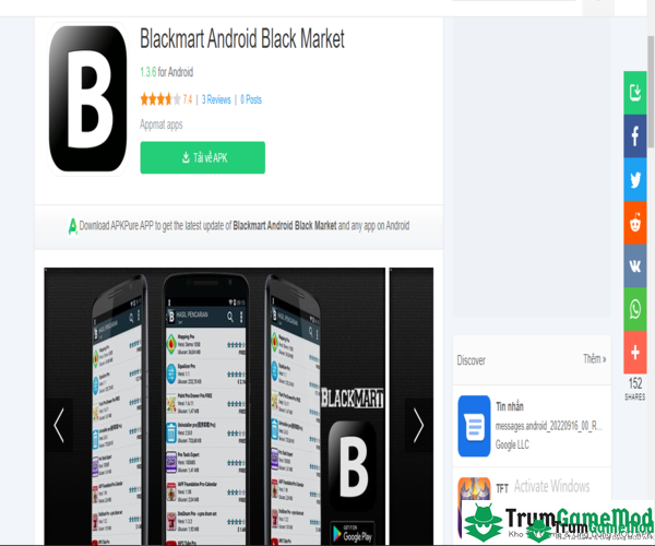Hướng dẫn tải ứng dụng BlackMarket cho điện thoại di động Android, IOS 