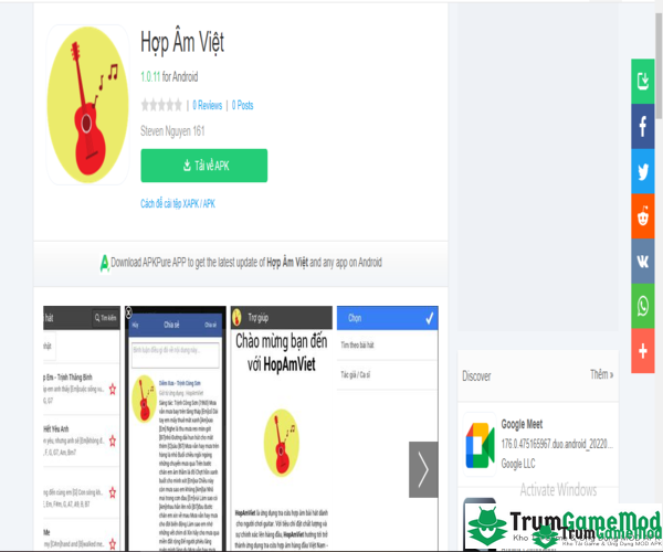 Các bước tải ứng dụng Hợp âm Việt Apk cho điện thoại di động iOS, Android