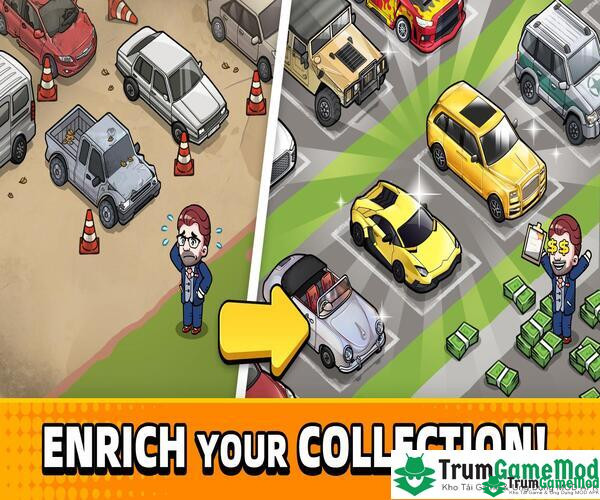 Hướng dẫn download game Used Car Tycoon Game MOD cho điện thoại iOS, Android