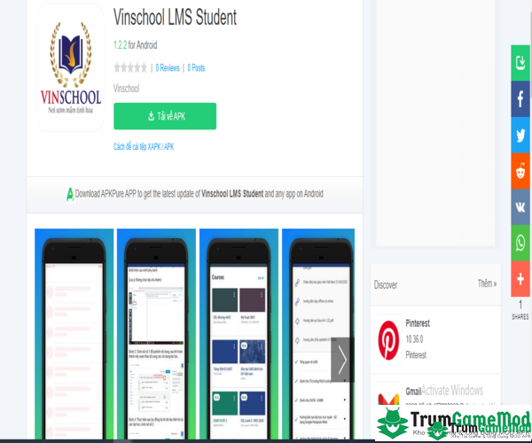 Hướng dẫn cách tải ứng dụng Vinschool LMS Student Apk cho Android, IOS