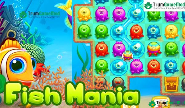 Đến với Fish Mania, người chơi sẽ được trải nghiệm các cấp độ Match - 3 cực kỳ “bánh cuốn”