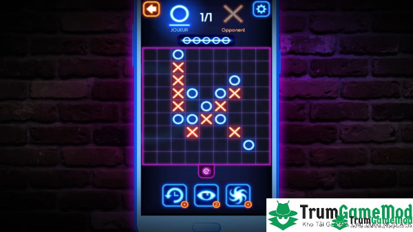 Giới thiệu tựa game Tic Tac Toe Glow: 2 Player XO
