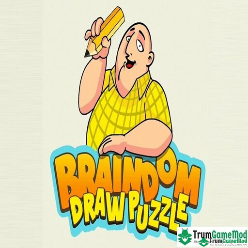 4 Braindom Draw Puzzle Sketch LOGO Braindom Draw Puzzle: Sketch