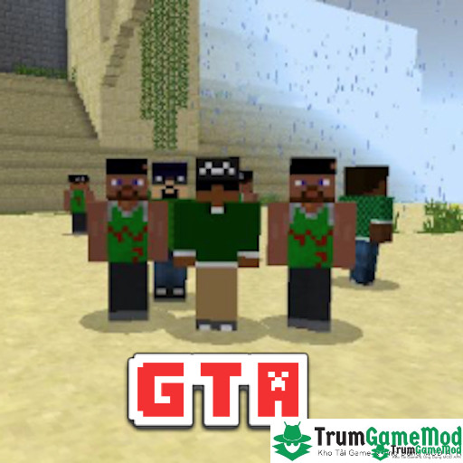 4 GTA Mod For Minecraft PE LOGO GTA Mod For Minecraft PE