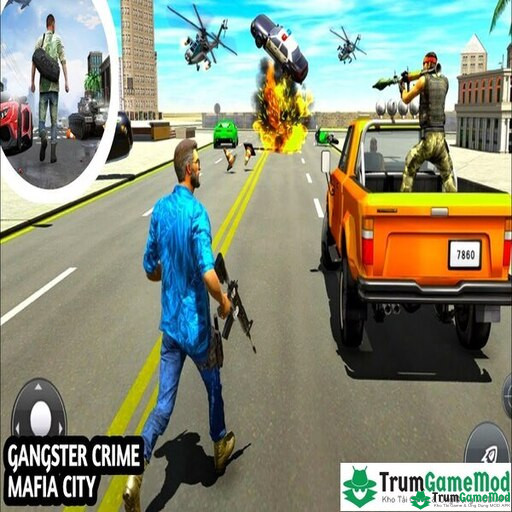 4 Gangster Crime Mafia City MOD logo Gangster Crime, Mafia City