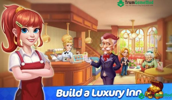 Hướng dẫn tải game Grand Inn Story - Merge Puzzle 