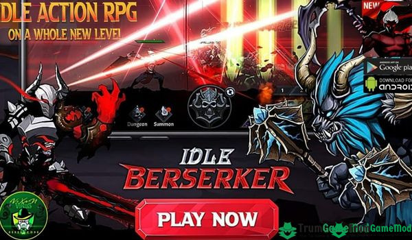 Tựa game hành động IDLE Berserker: Action RPG hot 2022