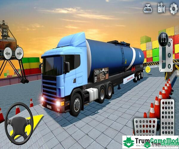 Cargo Truck Parking Games được đánh giá là tựa game mô phỏng lái xe chân thật