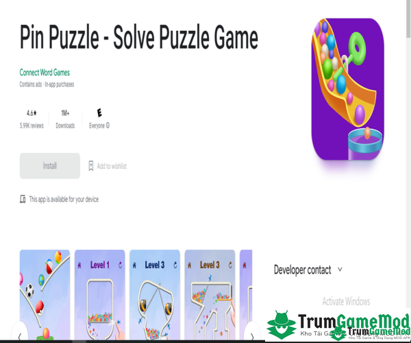 Pin Puzzle - Solve Puzzle Game được biết đến là là một tựa game giải đố cực hấp dẫn