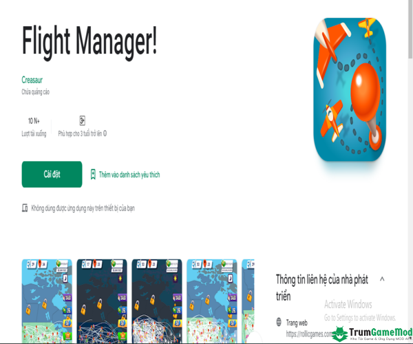 Hướng dẫn download trò chơi Flight Manager cho điện thoại iOS, Android trong tích tắc