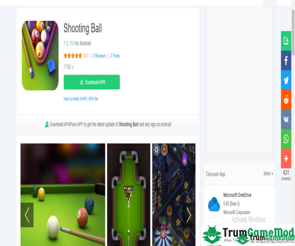 Hướng dẫn chi tiết các bước tải game Shooting Ball cho điện thoại di động iOS, Android
