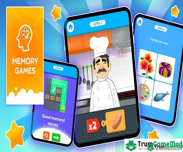 Tải Train your Brain. Memory Games về điện thoại iOS, Android hoàn toàn miễn phí