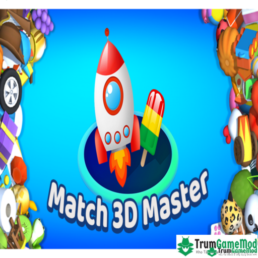 4 Match 3D Master Matching Games logo Match 3D Master Matching Games