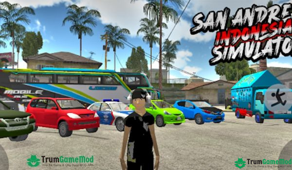 Rất nhiều loại xe, bạn có thể thay thế cho bus trong game SanAndreas Simulator Indonesia