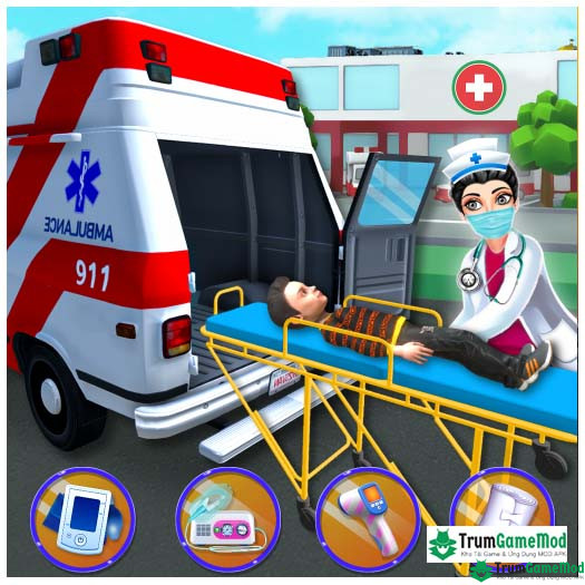 Emergency Ambulance Rescue Sim logo Emergency Ambulance Rescue Sim