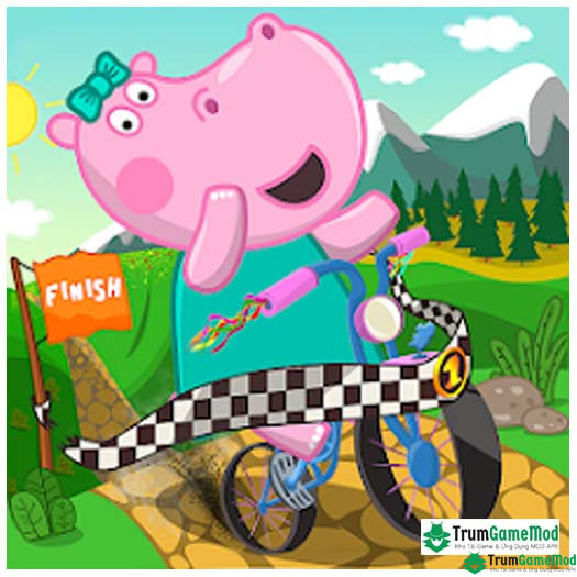 Hippo Bicycle Kids Racing logo Hippo Bicycle: Kids Racing