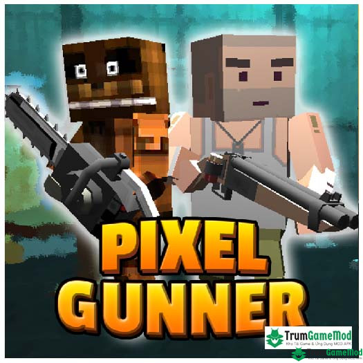Pixel Z Gunner 3D logo Pixel Z Gunner 3D