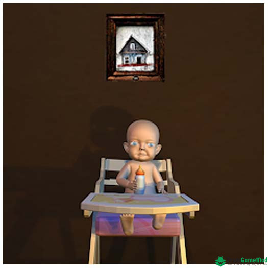 logo Scary baby in Pink house 3D Scary baby in Pink house 3D
