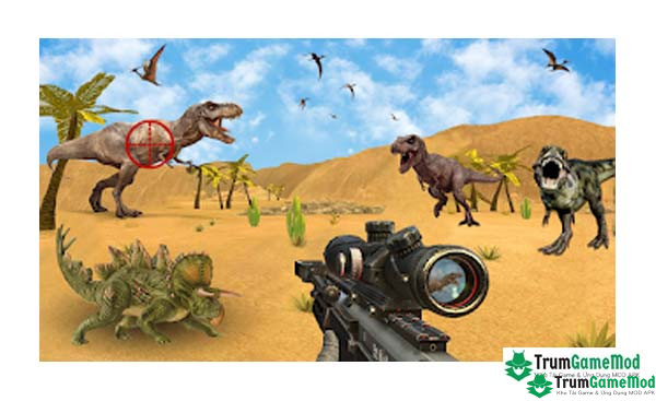 Dino Games: Dino Island Attack