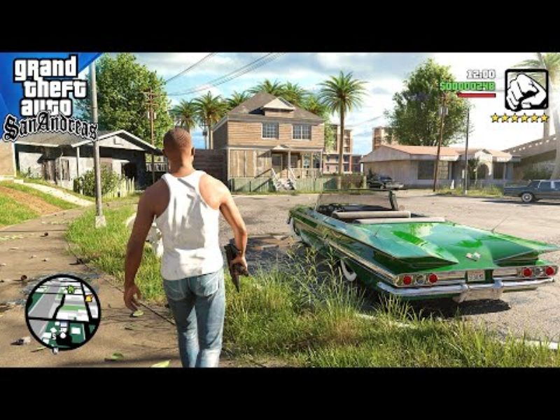 Đồ họa bắt mắt trong Gta San Modpure 