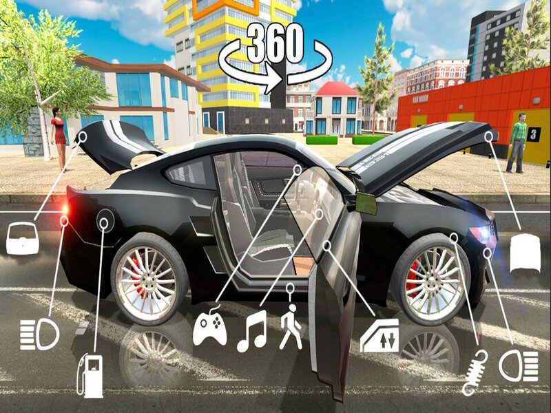 So Sánh Giữa Phiên Bản Car Simulator 2 Hack Full Xe Và Phiên Bản Gốc