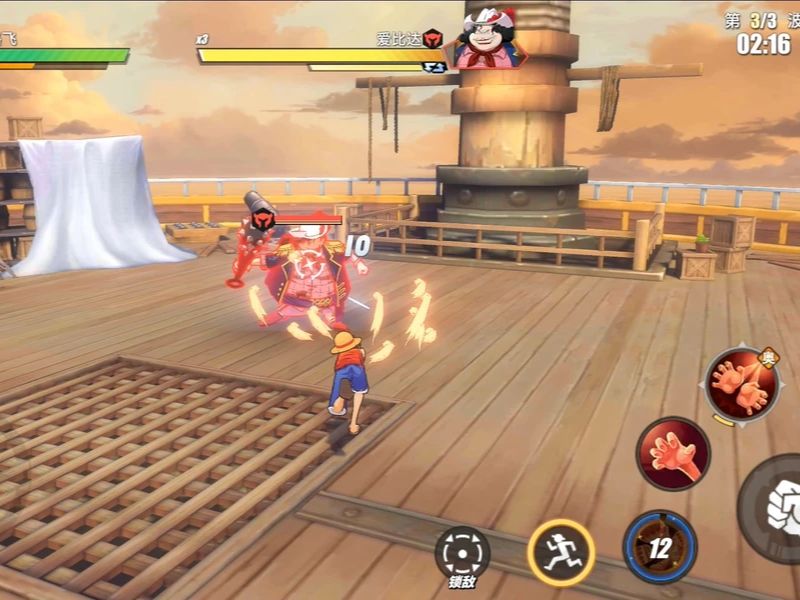 Chiến đấu thời gian thực trong One Piece Fighting Path APK