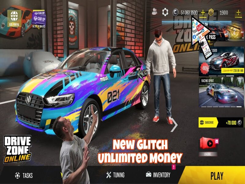 Gameplay của game Drive Zone Online Mod Apk
