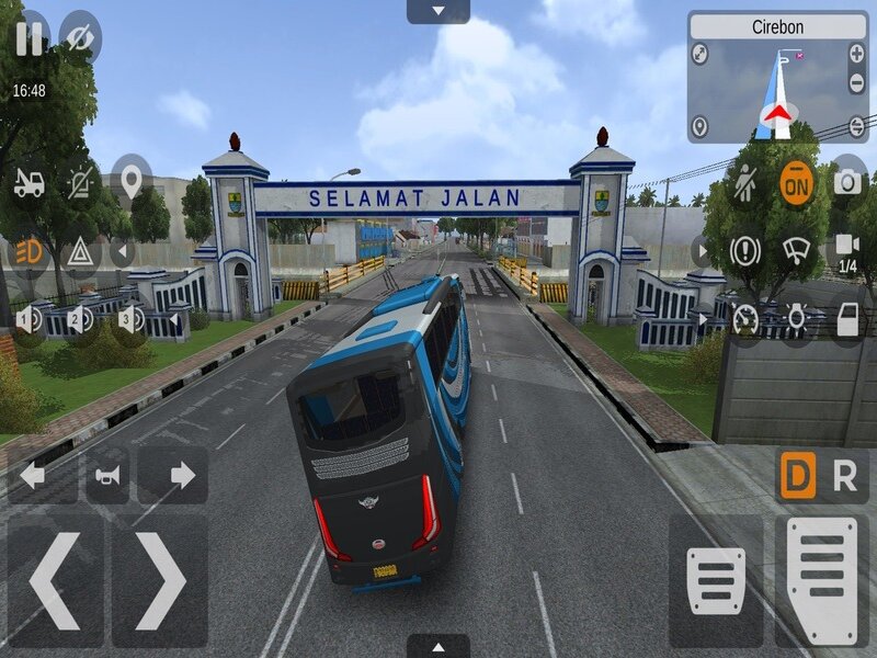 Hack Bus Simulator Indonesia sở hữu đồ họa 3D đẹp mắt