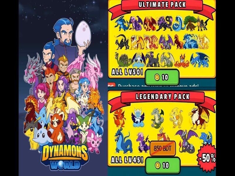 Hack Dynamons World sở hữu đa dạng quái vật
