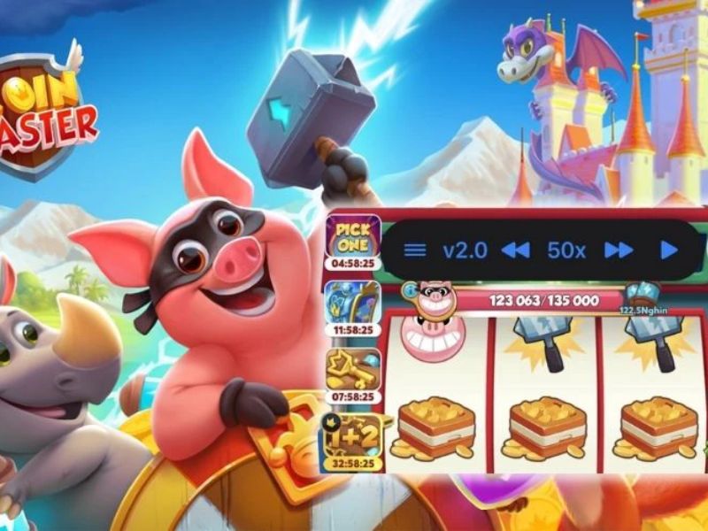 Những tính năng đặc biệt có trong Coin Master Mod Apk