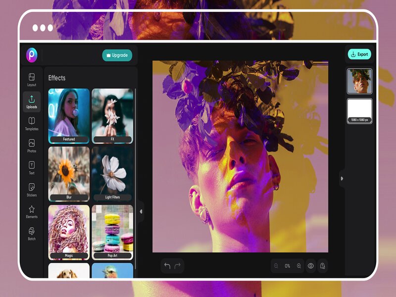 Nhiều hiệu ứng nghệ thuật của Picsart Mod