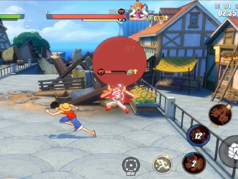 Thế giới mở rộng lớn trong One Piece Fighting Path APK
