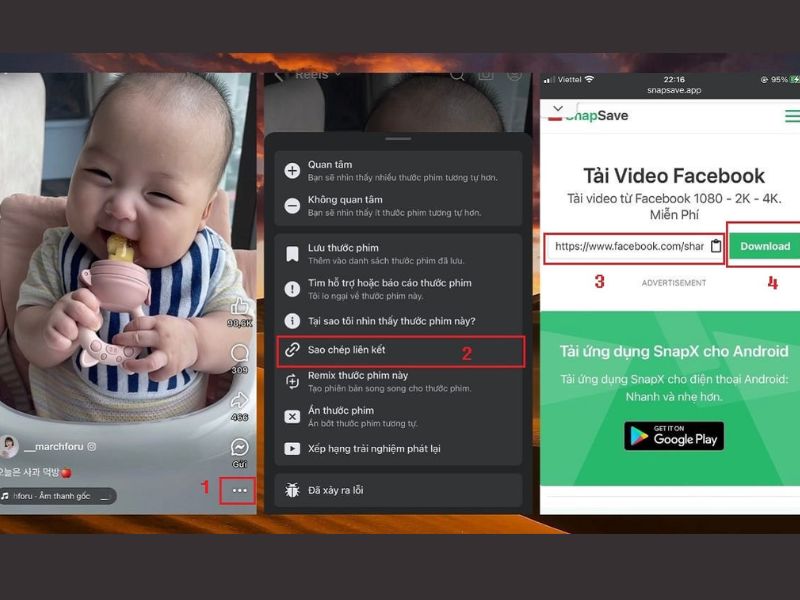Tính năng nổi bật SnapSave App