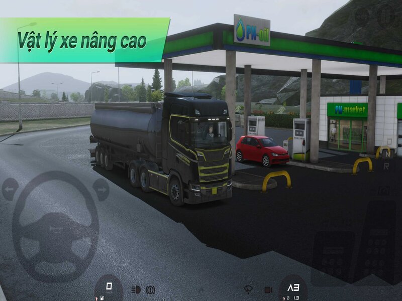 Lựa chọn lộ trình nhiệm vụ trong Hack Truckers Of Europe 3