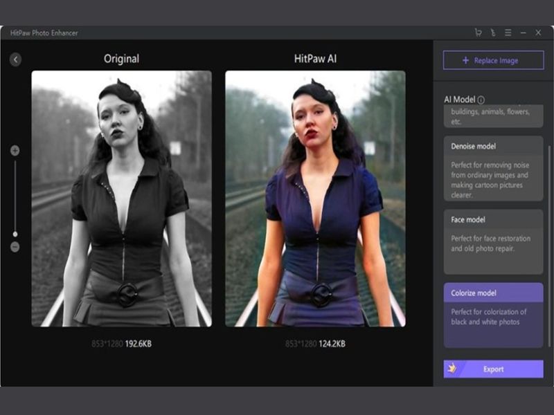 Chỉnh sửa ảnh trong Remini Theartpics MOD APK