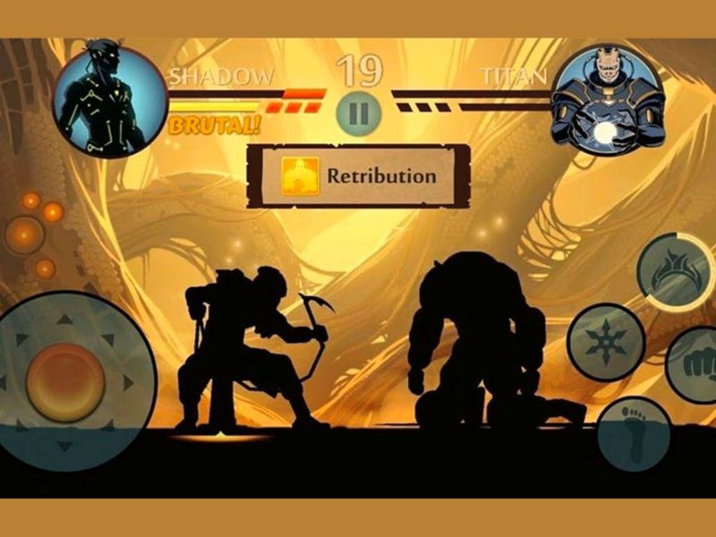 Cốt truyện lôi cuốn có trong Hack Shadow Fight 2