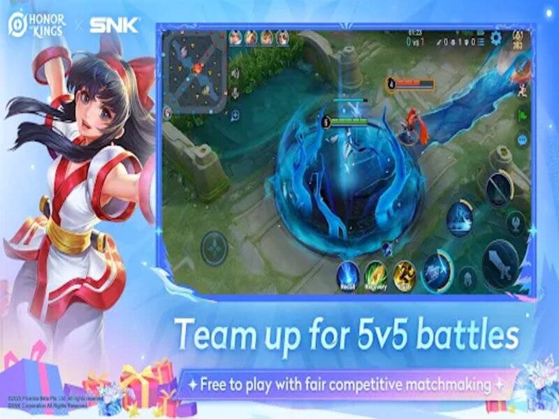 Trận Chiến Cùng Đồng Đội 5v5 Gameplay Của Honor Of Kings APK