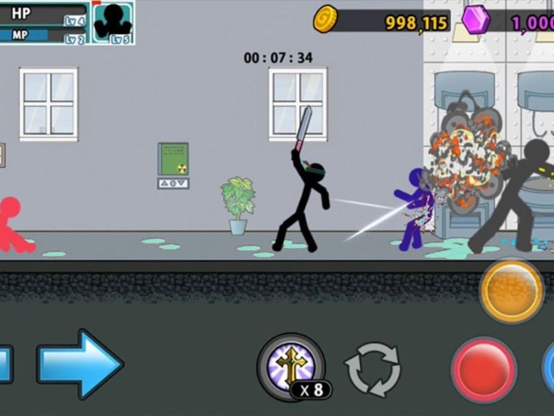 Gameplay độc đáo của game Hack Anger of Stick 5